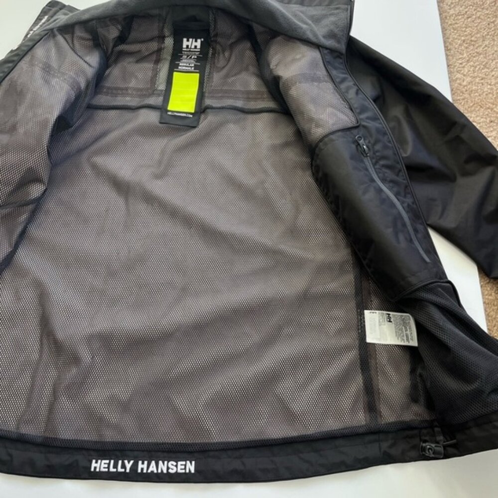 Helly Hansen Men Crew Jacket Size Small Black - image 6